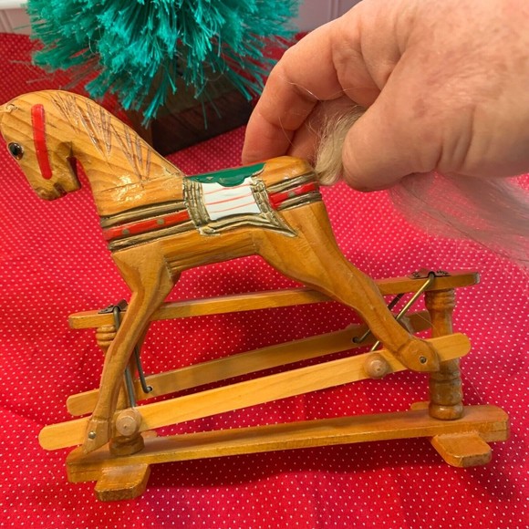 Wood Toy Rocking Horse Christmas Around the World House of Lloyd - Picture 6 of 11